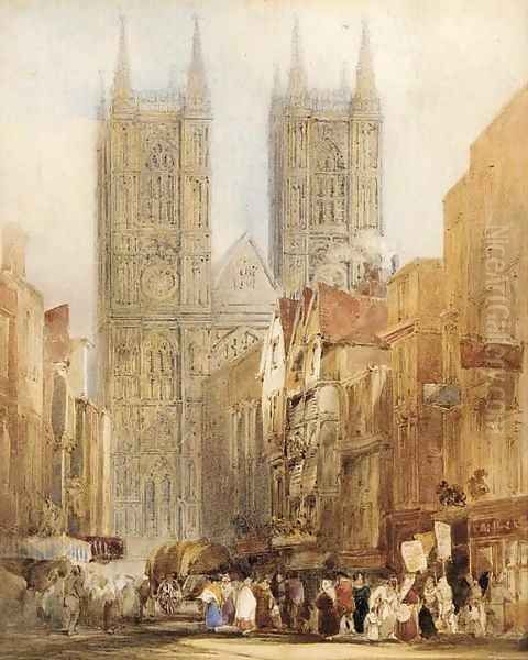 Westminster Abbey from Tothill street - view 1
