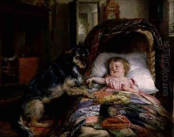 Guarding baby - view 1