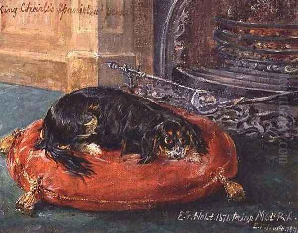 King Charles Spaniel at Rest - view 1