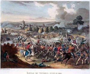 Lord Wellington 1769-1852 entering Salamanca by William Heath