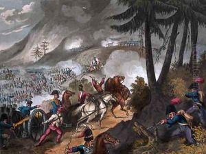 Battle of the Pyrenees in 1813 by William Heath