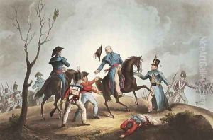 Death of Sir John Moore 1761-1809 17th January 1809 by William Heath