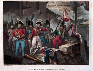 Taking of Ciudad Rodrigo on 19th January 1812 by William Heath