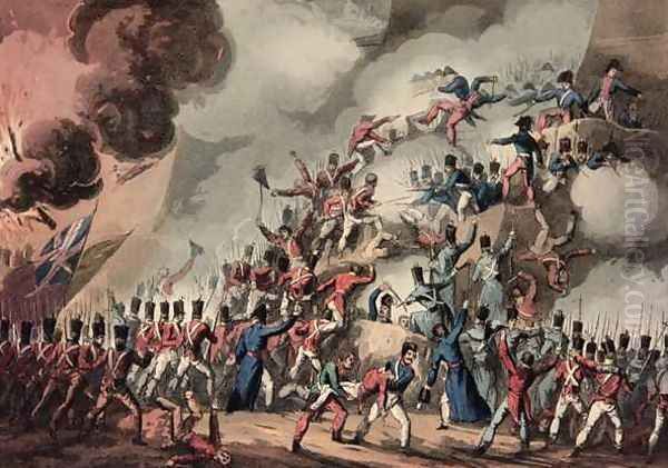 Storming of St Sebastian - view 1