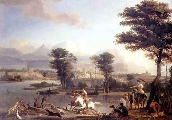The Stag Hunt - view 1