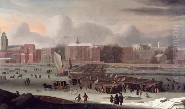 Frost Fair on the Thames - view 1