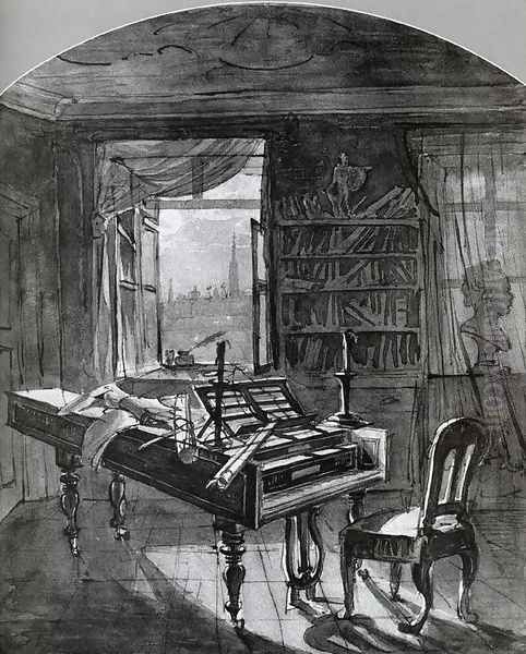 Beethovens Room 1827 - view 1