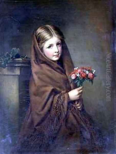 A London Flower Girl - view 1