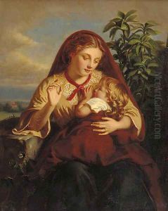 A mother's joy by Samuel Baruch Halle