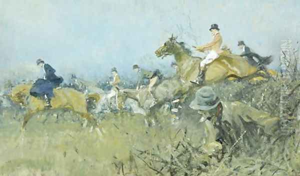 Hunting Scene Full Cry - view 1