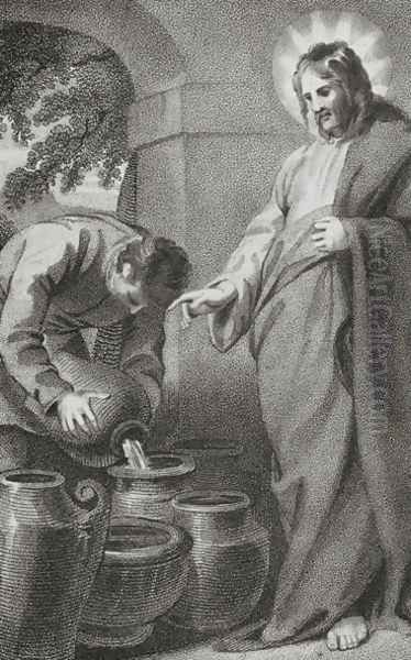 Christ Turning Water into Wine from The History and Life of Our Blessed Lord and Saviour Jesus Christ - view 1