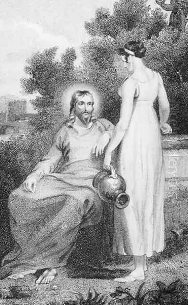 Christ and the Woman of Samaria from The History and Life of Our Blessed Lord and Saviour Jesus Christ - view 1