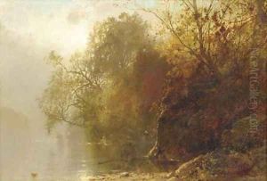 Autumn on the Lake by William M. Hart