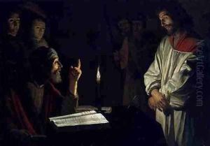 Christ Before Caiaphas by Gerrit Van Honthorst