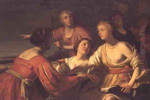 Diana and her Nymphs by Gerrit Van Honthorst