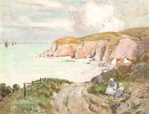 A fishing village by James Whitelaw Hamilton