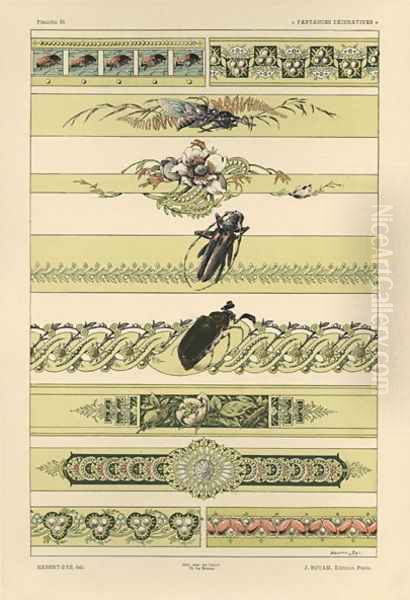 Beetles plate 14 from Fantaisies decoratives - view 1