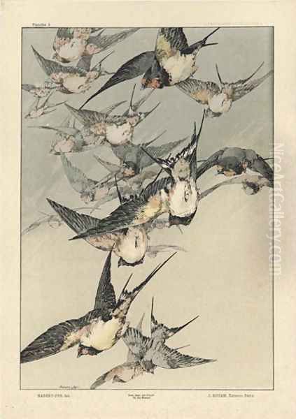 Birds plate 5 from Fantaisies decoratives - view 1