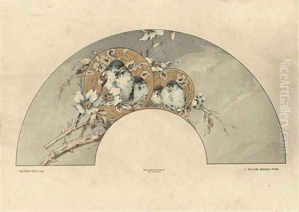 Birds plate 2 from Fantaisies decoratives - view 1