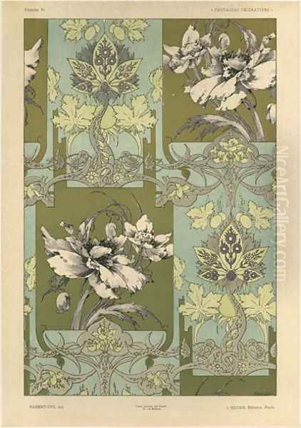 Flowers plate 25 from Fantaisies decoratives - view 1