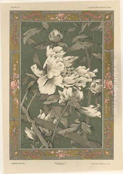 Flowers plate 31 from Fantaisies decoratives - view 1