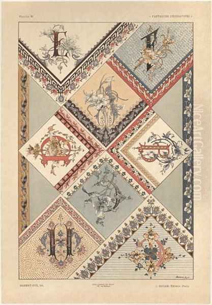 Letters plate 26 from Fantaisies decoratives - view 1