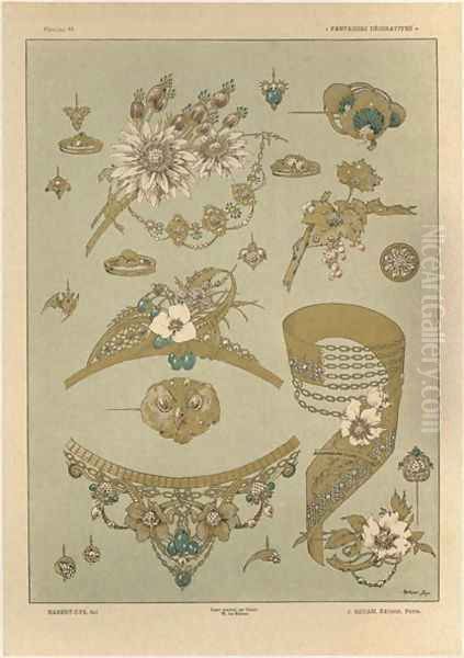 Jewels plate 39 from Fantaisies decoratives - view 1