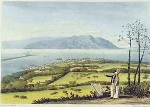 Kingston and Port Royal from Windsor Farm from A Pictureseque Tour of the Island of Jamaica by James Hakewill