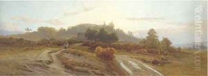 The first gleam, early morning on Reigate Heath by Edward Henry Holder