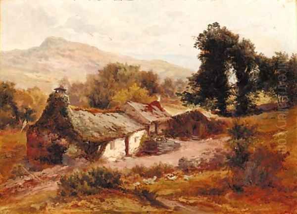 A croft in a Highland landscape - view 1