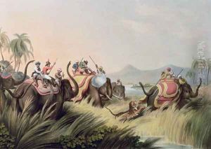 The Tiger At Bay by Samuel Howitt