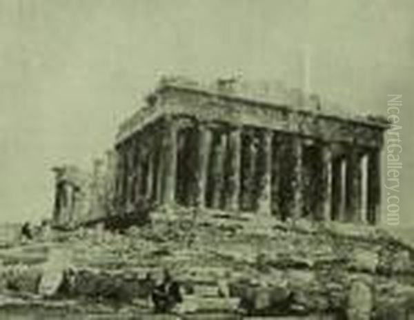 Le Parthenon, Athenes. Philae, Egypte - view 1