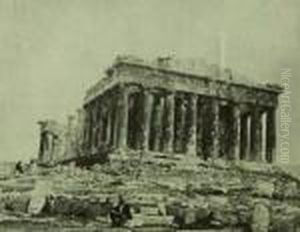 Le Parthenon, Athenes. Philae, Egypte by Adolphe Braun