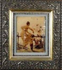 Elegantes Et Angelots by Adolphe Braun
