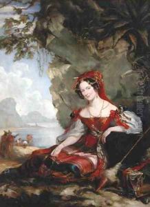 Lady Montague as a Gypsy by Sir George Hayter