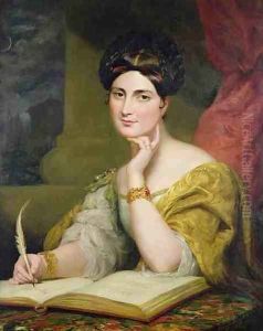 Portrait of the Hon Mrs Caroline Norton