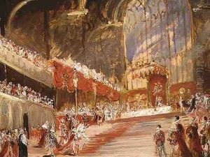 The Coronation of King George IV 1762-1830 by Sir George Hayter
