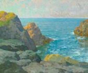 A Cove Along The California Coast by Maurice Braun