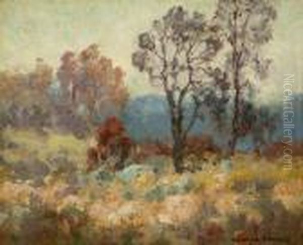 California Eucalyptus Landscape - view 1