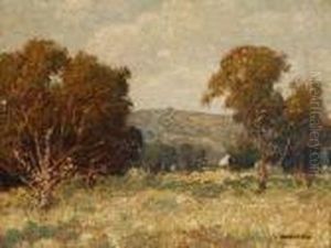 Summer Landscape With Houses by Maurice Braun