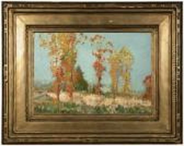 Autumn Trees In A Landscape - view 1