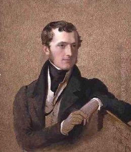 Portrait of Viscount Mahon 1805-75 later fifth Earl Stanhope