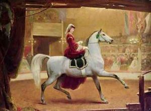 The Circus Rider by Johann Jakob Eduard Handwerk