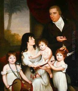 Portrait of William Fairlie and his Family by Robert Home
