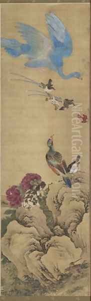 Birds and Flowers Qing Dynasty - view 1