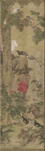 Birds and Flowers Qing Dynasty Kangxi Period 8 by Wu Huan