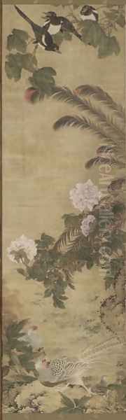 Birds and Flowers Qing Dynasty Kangxi Period 2 - view 1