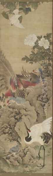 Birds and Flowers Qing Dynasty Kangxi Period 3 - view 1
