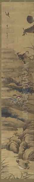 Birds and Flowers Qing Dynasty Kangxi Period 9 - view 1