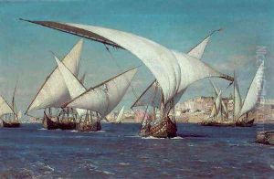 Nile Birds by Laurits Bernard Holst